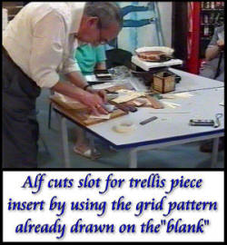 Alf cuts trellis slot
