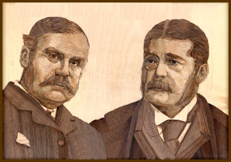 Gilbert and Sullivan double portrait